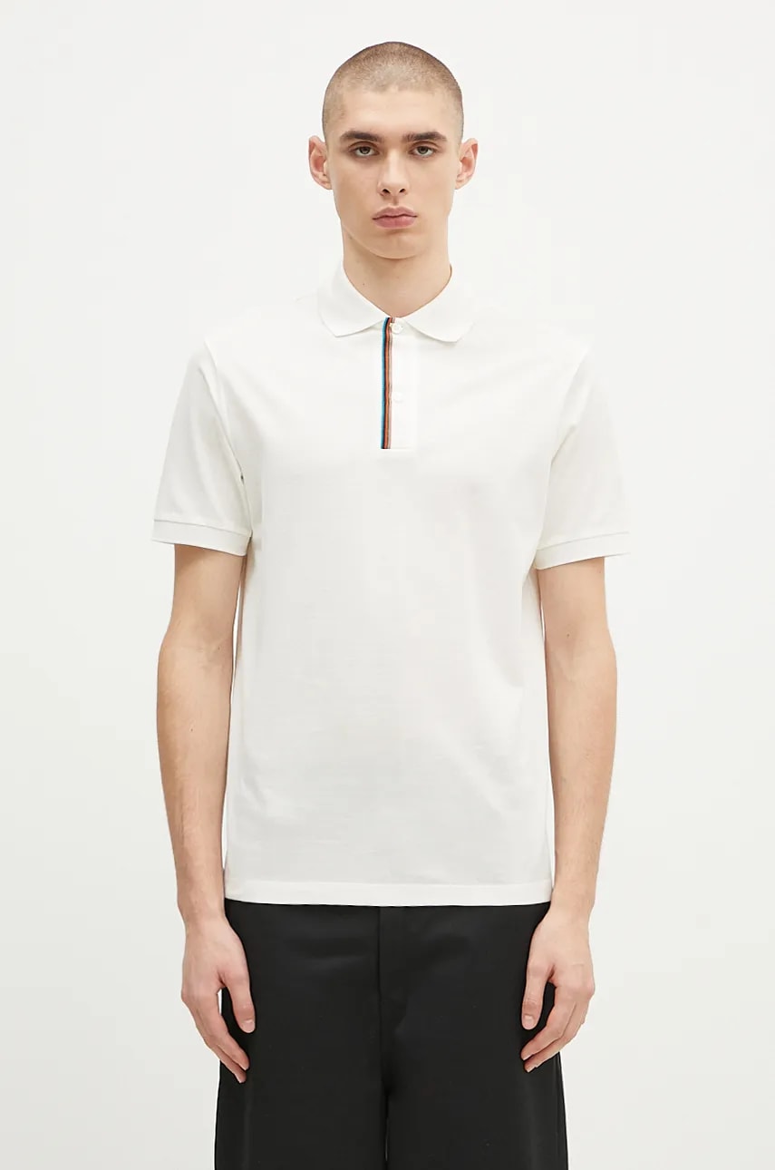 Paul Smith  Bavlněné polo tričko