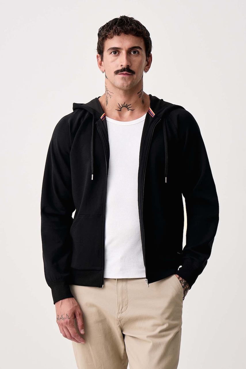 Paul Smith  mikina s kapucí pánská s bavlnou