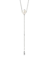 PDPAOLA Stříbrný náhrdelník s pravou perlou Stella CO02-C30-U