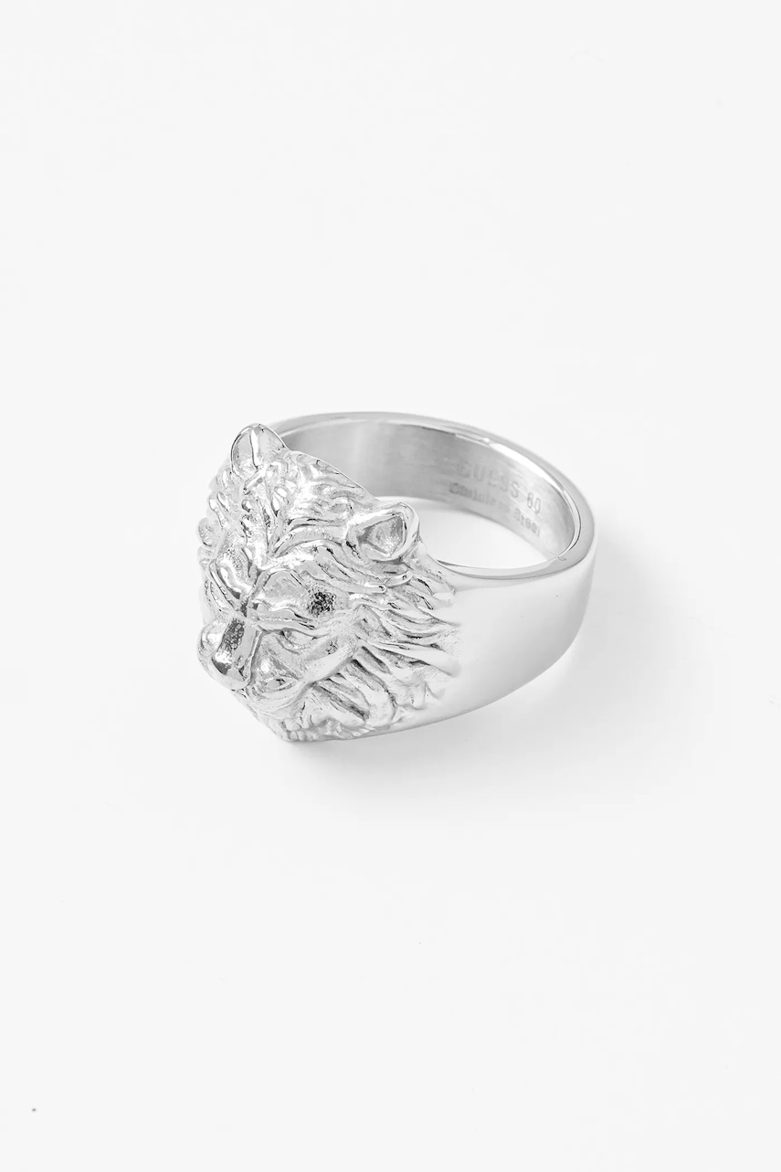 Pečetní prsten Guess LION KING pánský, JUMR01 307JW