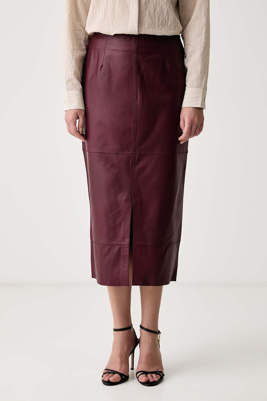 Pedro del Hierro  sukně z imitace kůže