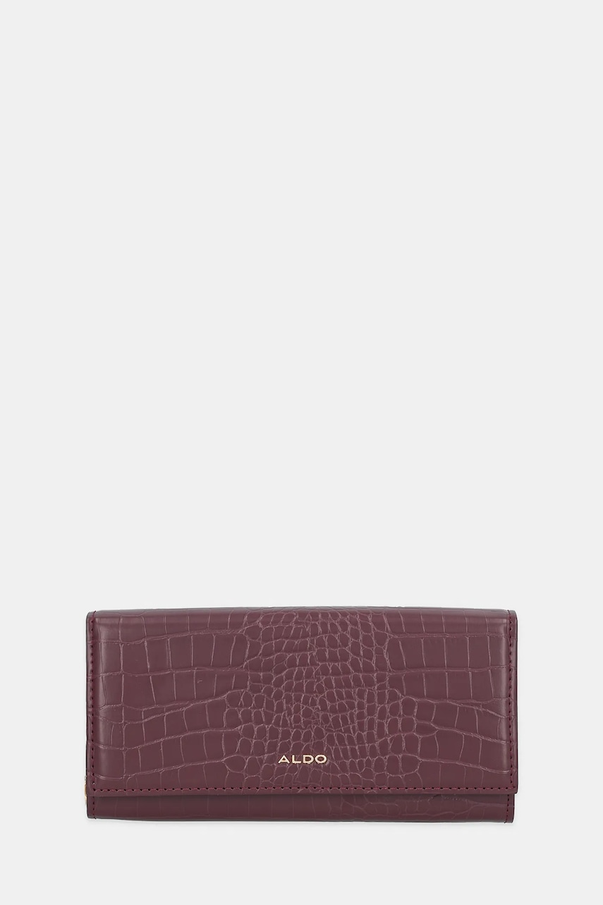 Peněženka Aldo dámská, vínová barva, WYLABERIA.609