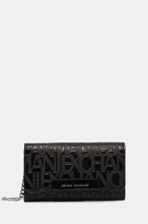 Peněženka Armani Exchange dámská, černá barva, XW000358 AF17290