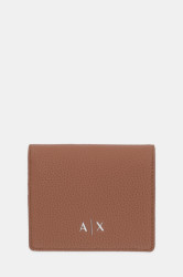Peněženka Armani Exchange dámská, hnědá barva, XW002123 AF17019