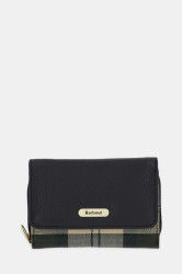 Peněženka Barbour dámská, černá barva, LLG0036