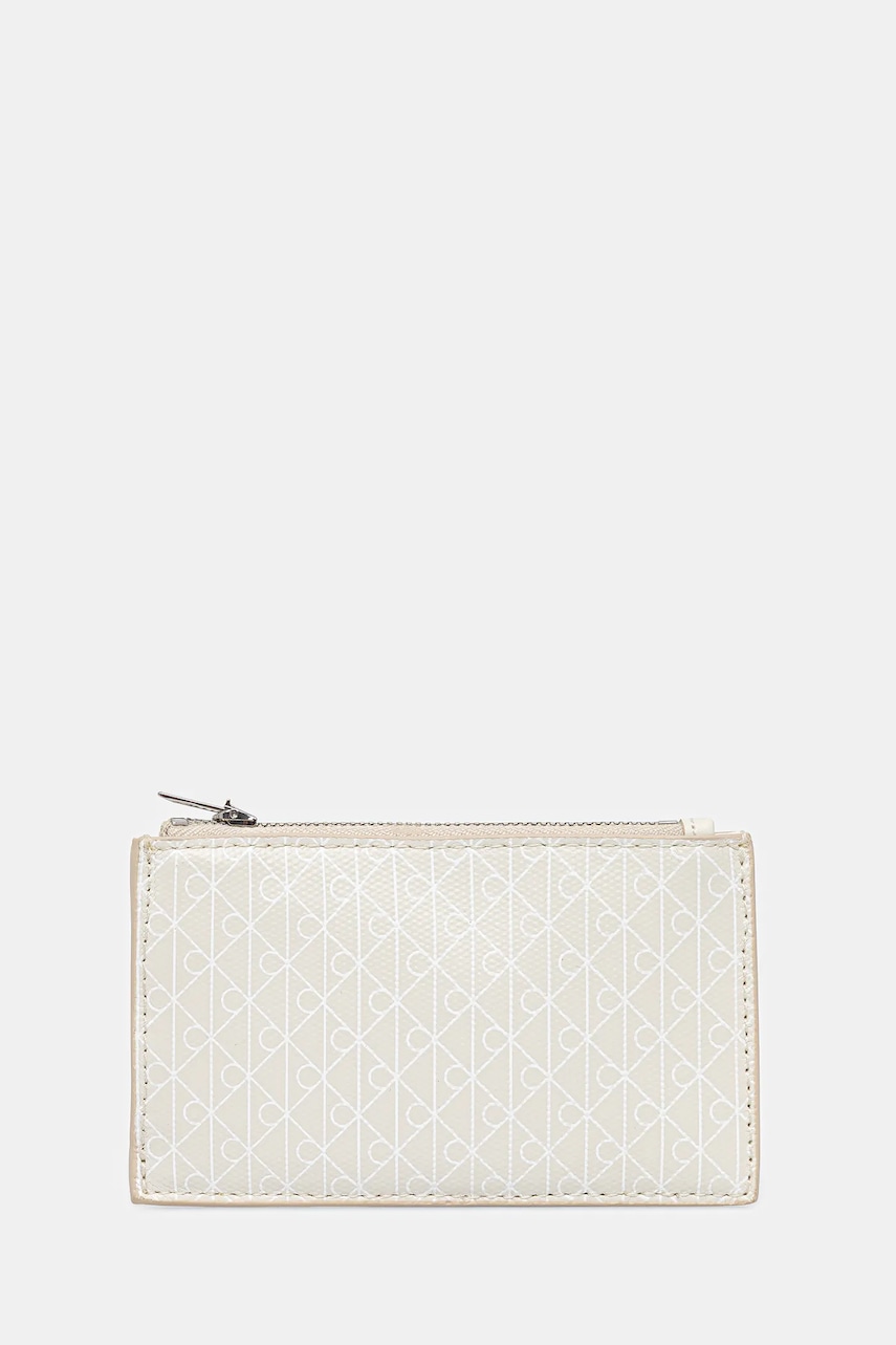 Peněženka Calvin Klein dámská, bílá barva, LV04F1084G