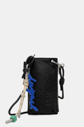 Peněženka Desigual HALF LOGO MILTON dámská, černá barva, 25WAYP06