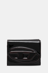 Peněženka Diesel 1DR 2.0 1DR TRI FOLD COIN XS dámská, černá barva, X10391.P8008