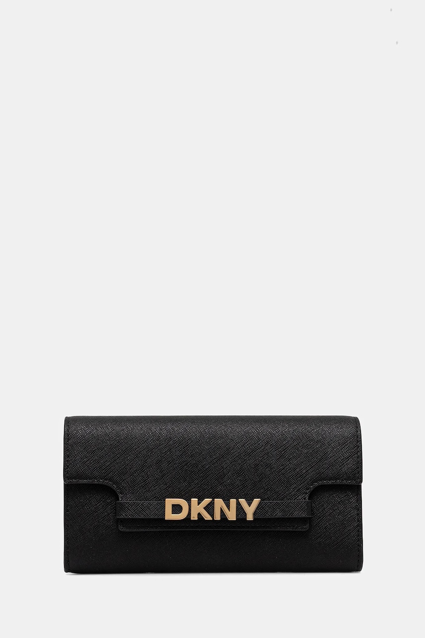 Peněženka Dkny dámská, černá barva, R52QKM29