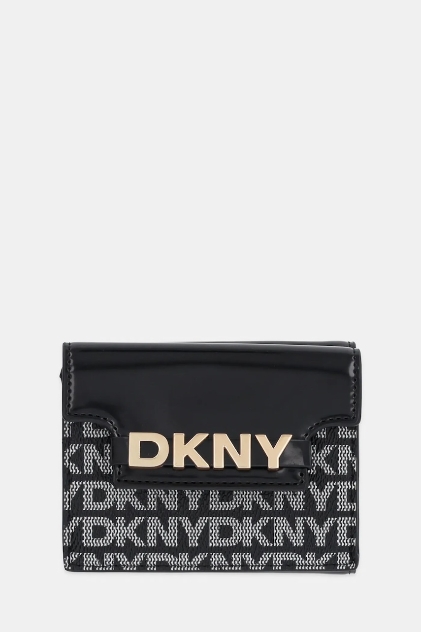 Peněženka Dkny dámská, černá barva, R52V5M24
