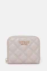 Peněženka Guess GIULLY dámská, béžová barva, SWQG96 73137