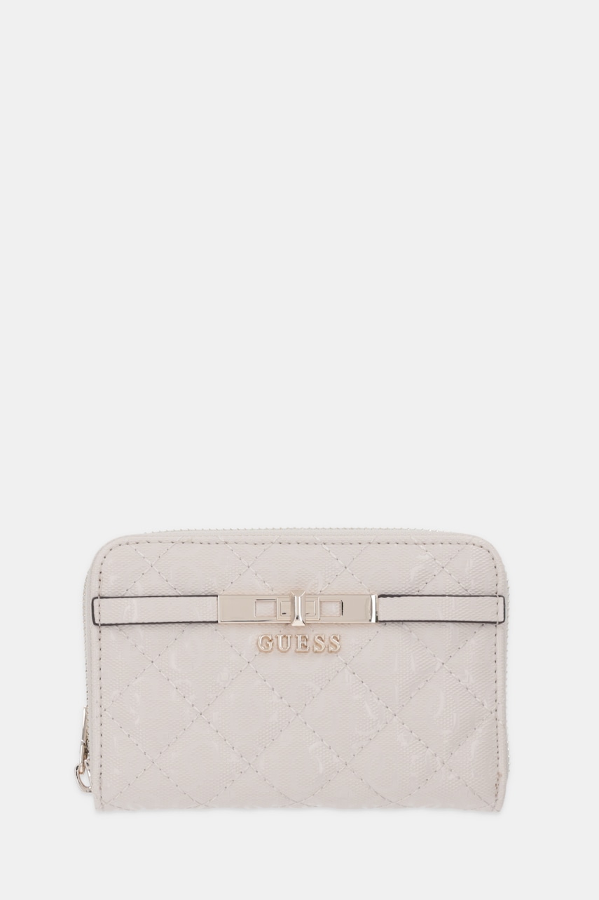 Peněženka Guess IDRA dámská, béžová barva, SWGG81 57140
