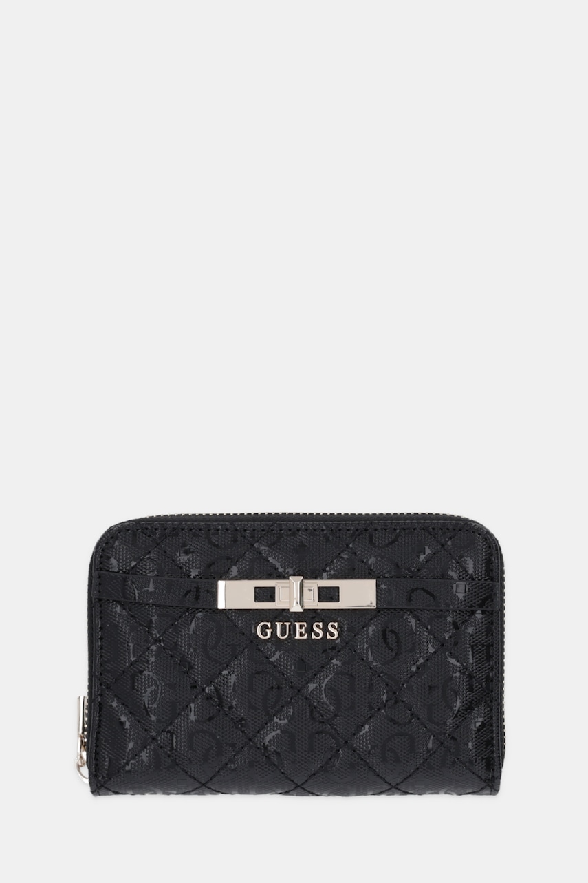 Peněženka Guess IDRA dámská, černá barva, SWGG81 57140