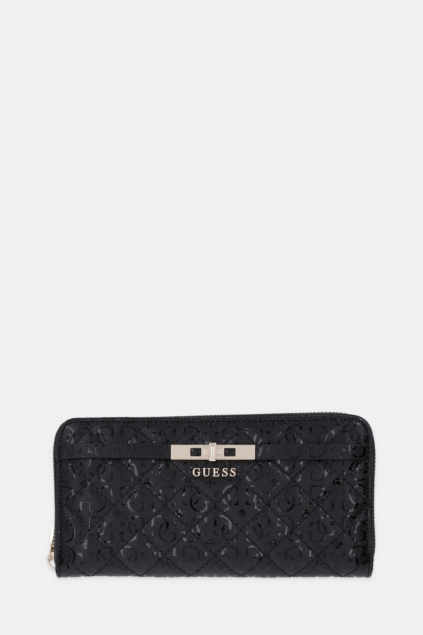 Peněženka Guess IDRA dámská, černá barva, SWGG81 57146