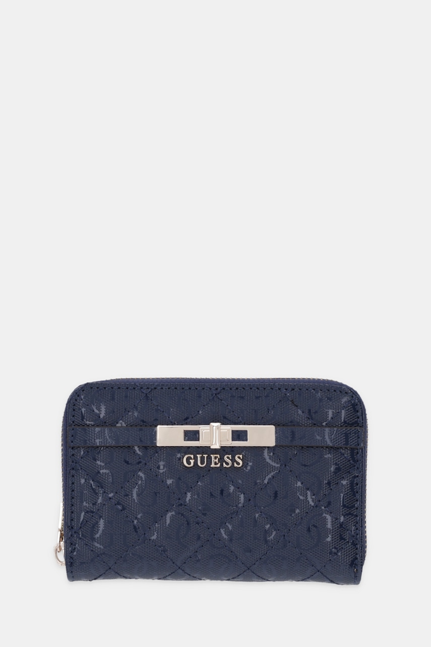 Peněženka Guess IDRA dámská, tmavomodrá barva, SWGG81 57140