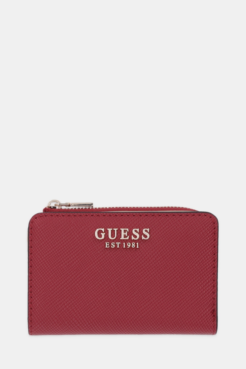 Peněženka Guess LAUREL dámská, červená barva, SWZG74 59156