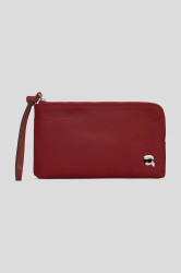 Peněženka Karl Lagerfeld IKON dámská, červená barva, A3W32011