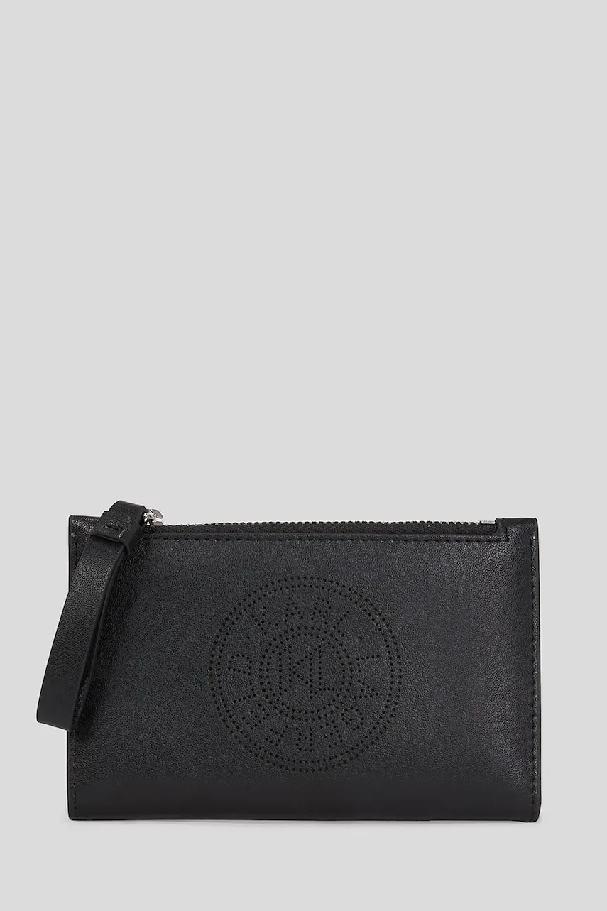 Peněženka Karl Lagerfeld K/CIRCLE dámská, černá barva, A3W32025