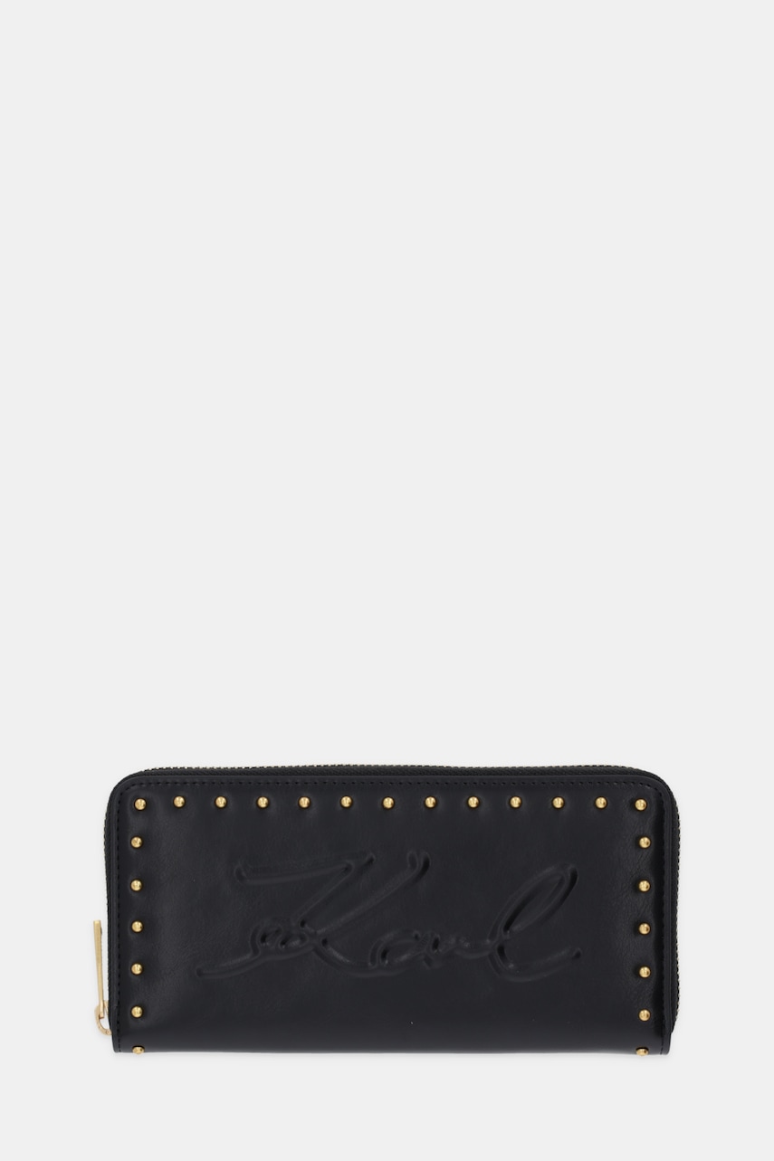 Peněženka Karl Lagerfeld K/VILLE dámská, černá barva, B1W32074