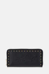 Peněženka Karl Lagerfeld K/VILLE dámská, černá barva, B1W32074