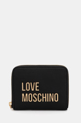 Peněženka Love Moschino dámská, černá barva, JC5613PP0NKD0000