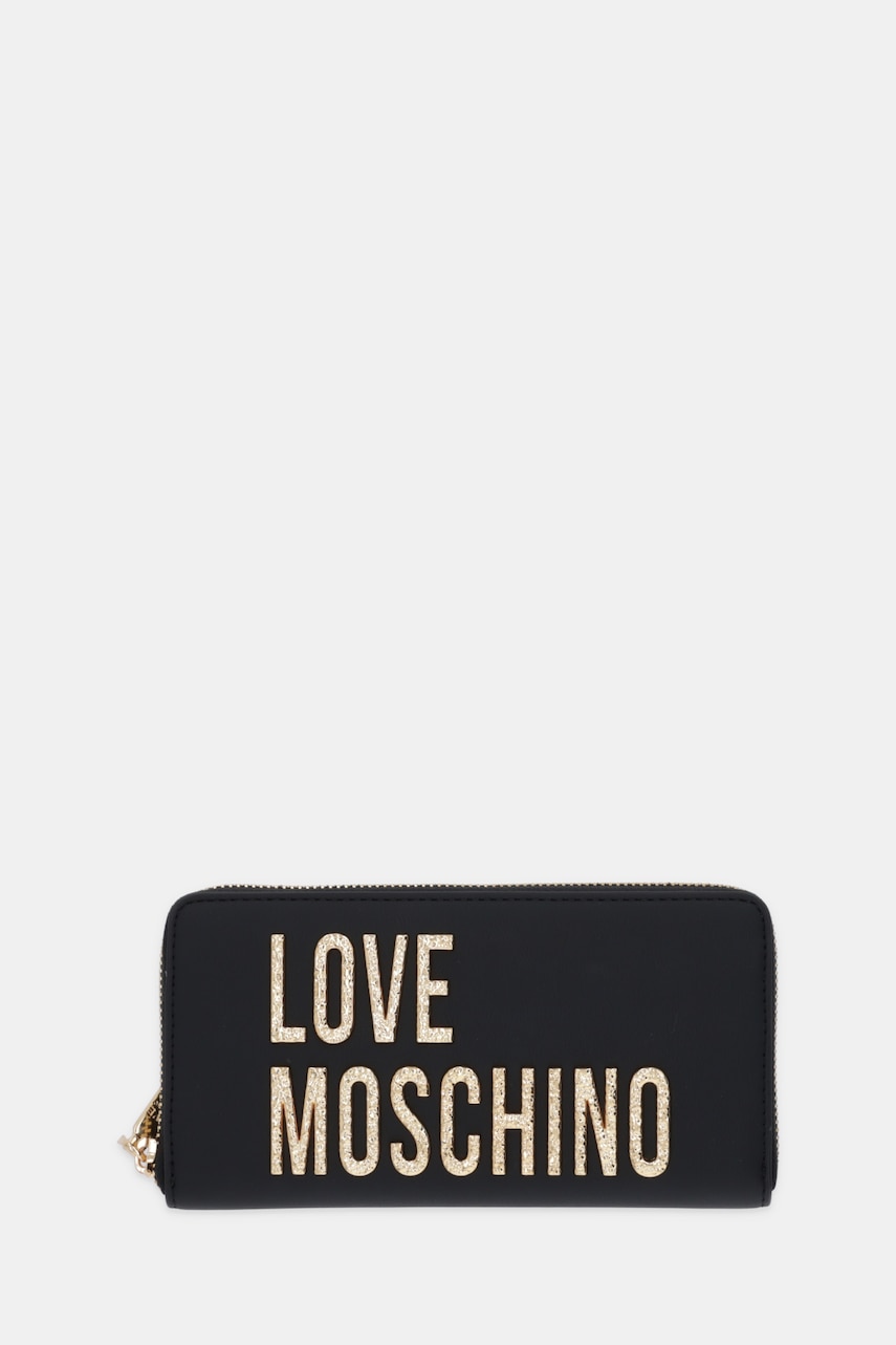 Peněženka Love Moschino dámská, černá barva, JC5692PP0NKD000A
