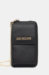 Peněženka Love Moschino dámská, černá barva, JC5701PP1NLD0000