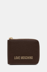 Peněženka Love Moschino dámská, hnědá barva, JC5639PP1NLD0301