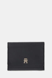 Peněženka Tommy Hilfiger dámská, černá barva, AW0AW18129