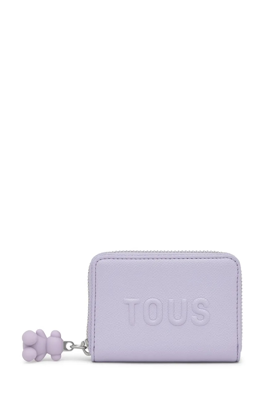 Peněženka Tous BRENDA dámská, fialová barva, 2002106068