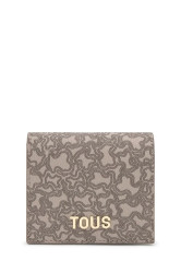 Peněženka Tous KAOS MINI LINES dámská, šedá barva, 2002183644
