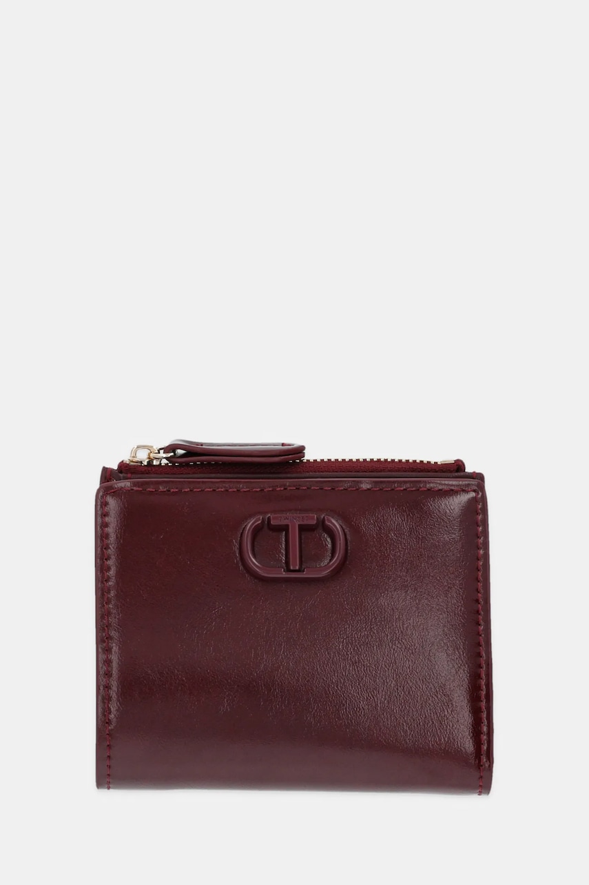 Peněženka Twinset dámská, vínová barva, 252TB7084