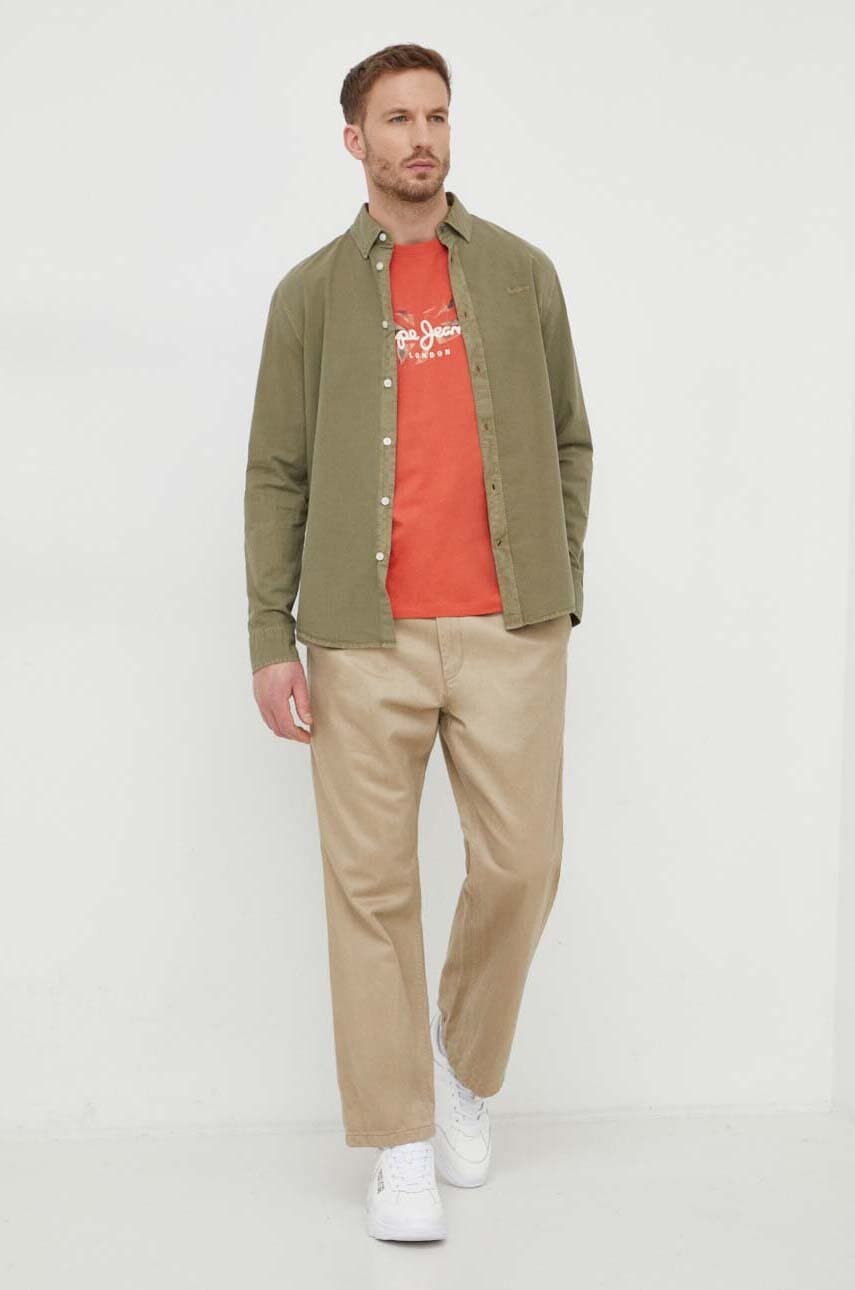 Pepe Jeans  Bavlněná košile  PHIL