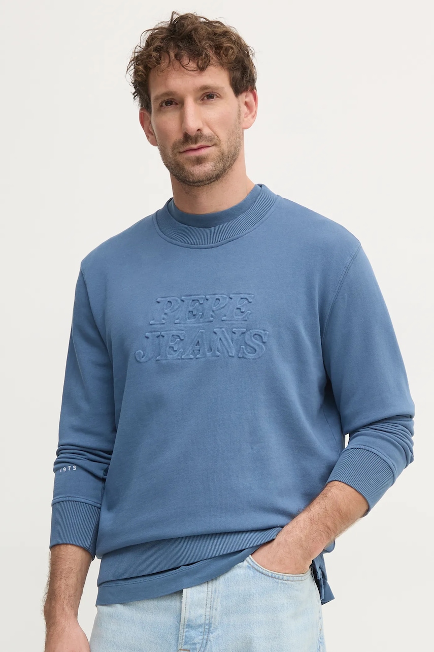 Pepe Jeans  Bavlněná mikina  DARIUS CREW