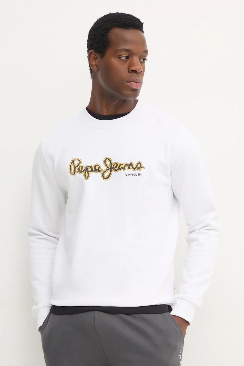 Pepe Jeans  Bavlněná mikina  DORIAN CREW