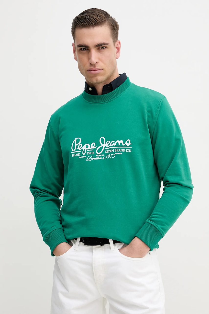 Pepe Jeans  Bavlněná mikina  DUMAS CREW