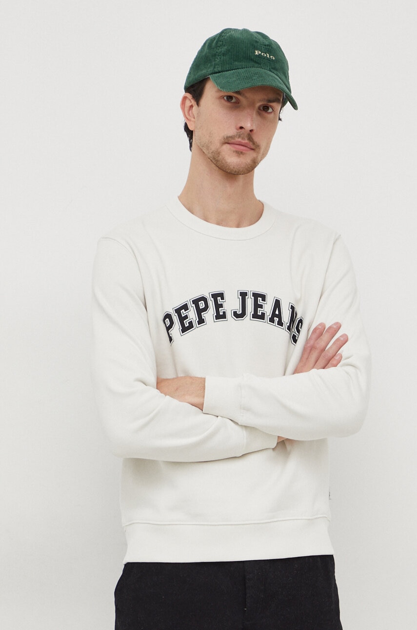 Pepe Jeans  Bavlněná mikina  Raven