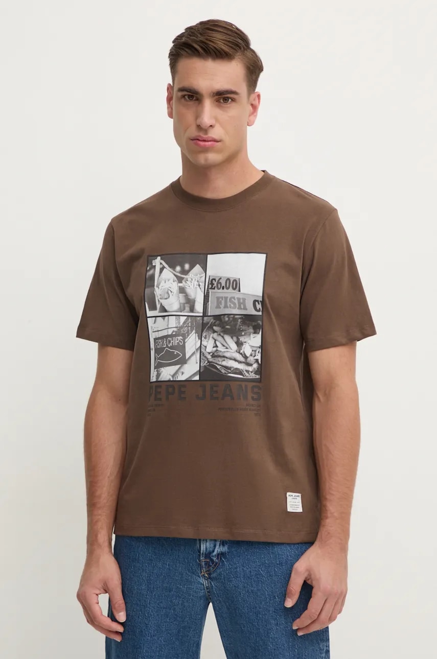 Pepe Jeans  Bavlněné tričko  AWEST