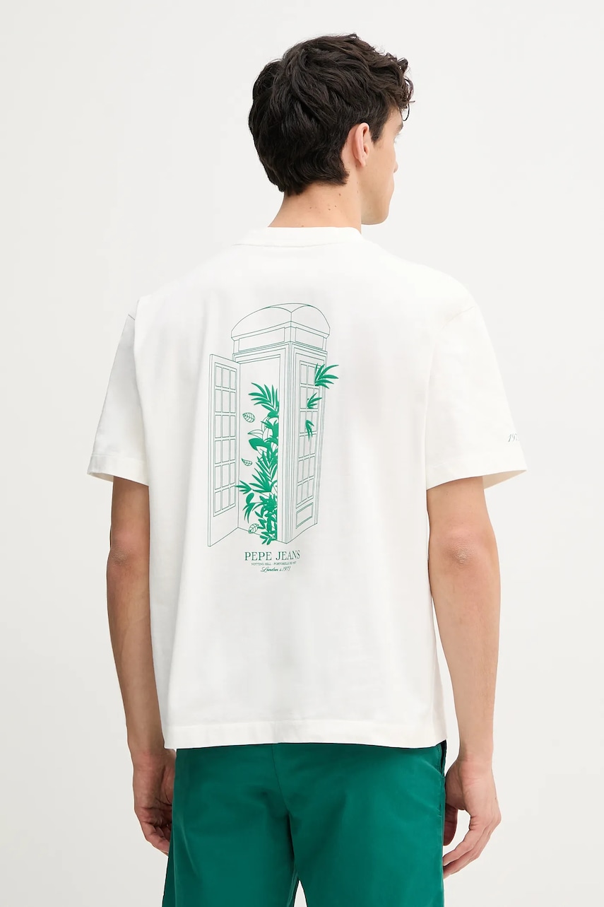 Pepe Jeans  Bavlněné tričko  DOMINIC TEE