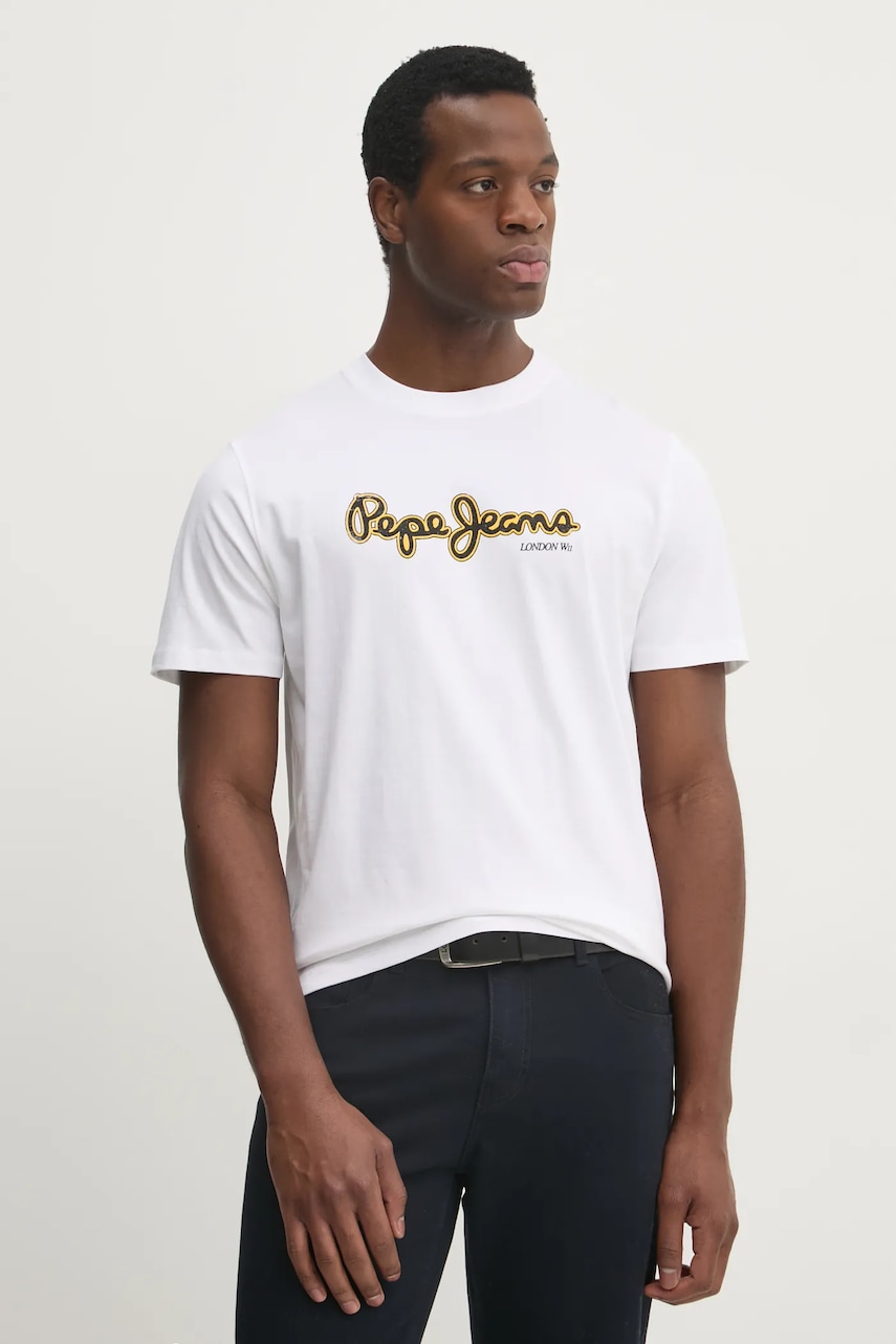 Pepe Jeans  Bavlněné tričko  DORIAN TEE