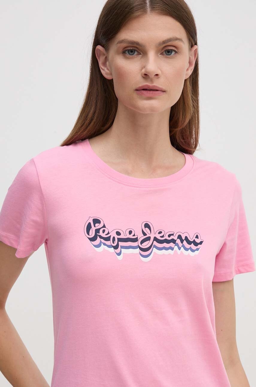 Pepe Jeans  Bavlněné tričko  ENARA