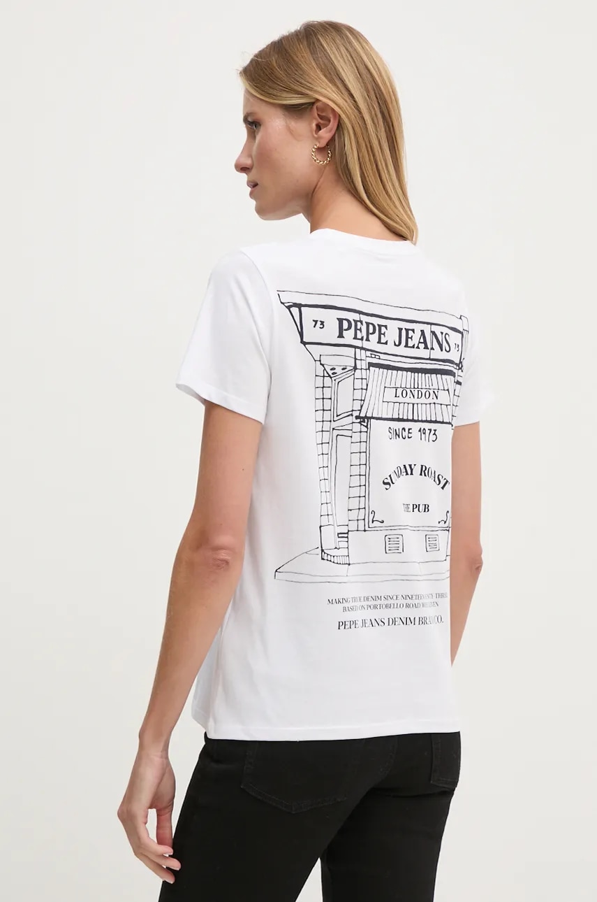 Pepe Jeans  Bavlněné tričko  GENEVIVE