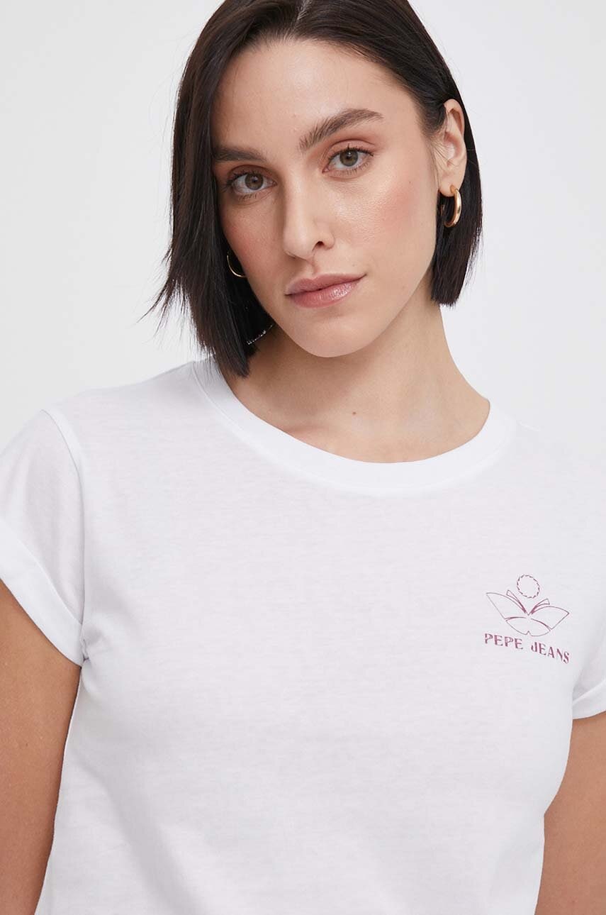 Pepe Jeans  Bavlněné tričko  KAYLA