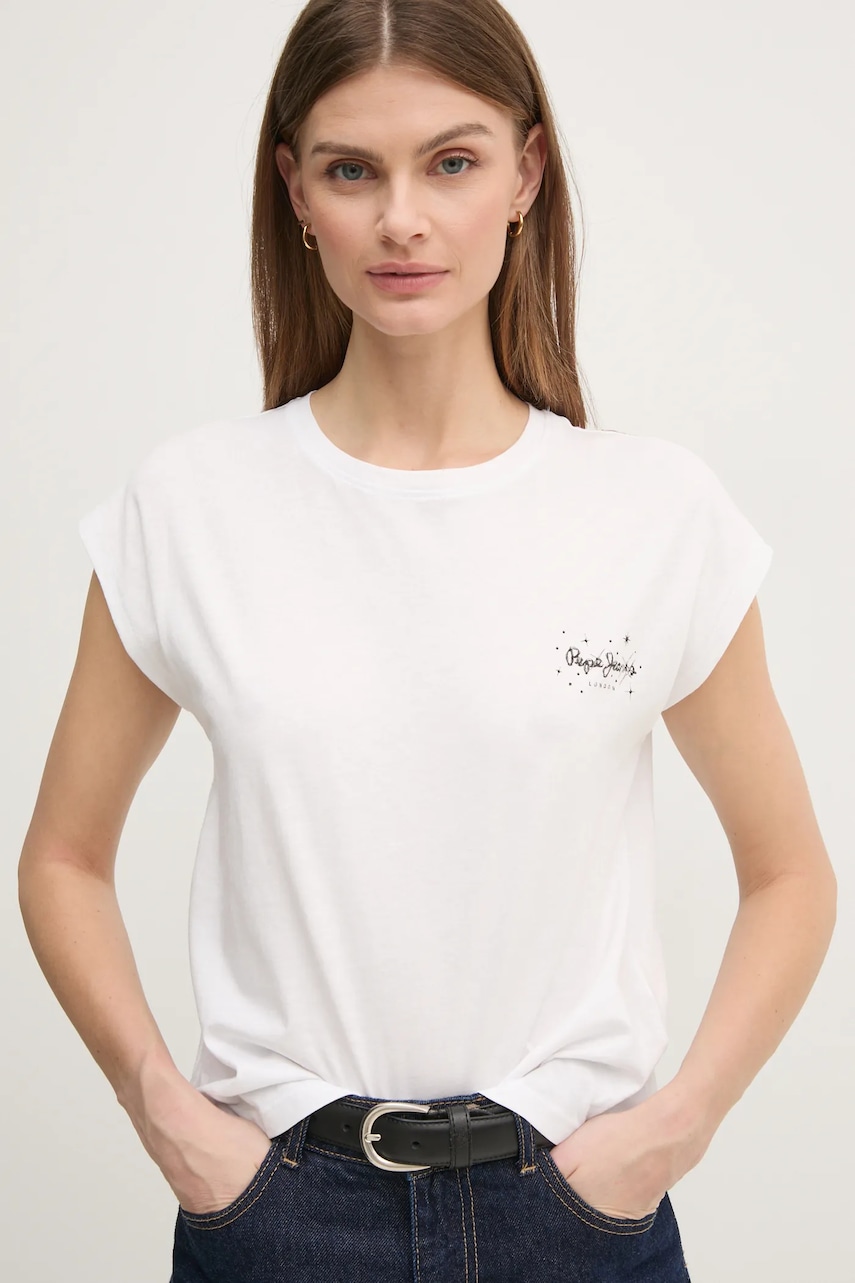Pepe Jeans  Bavlněné tričko  LORENA