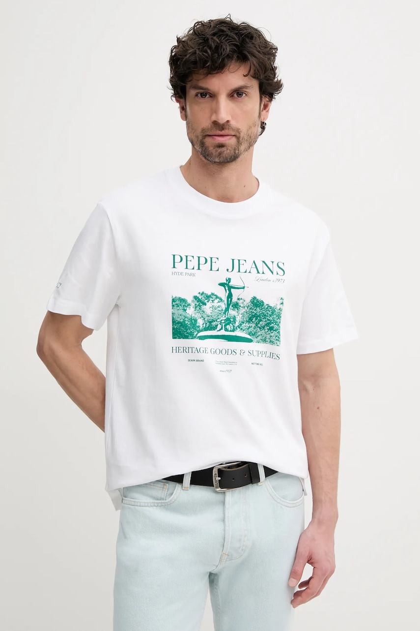 Pepe Jeans  Bavlněné tričko  PATCH