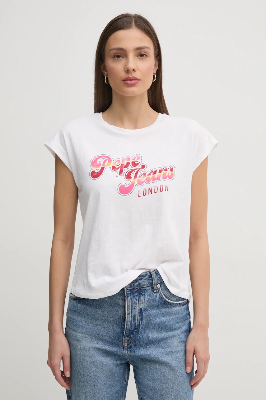 Pepe Jeans  Bavlněné tričko  ROSALIE