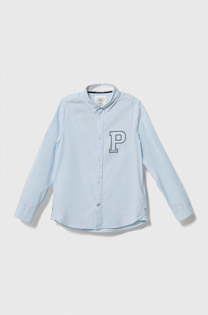 Pepe Jeans  Dětská bavlněná košile