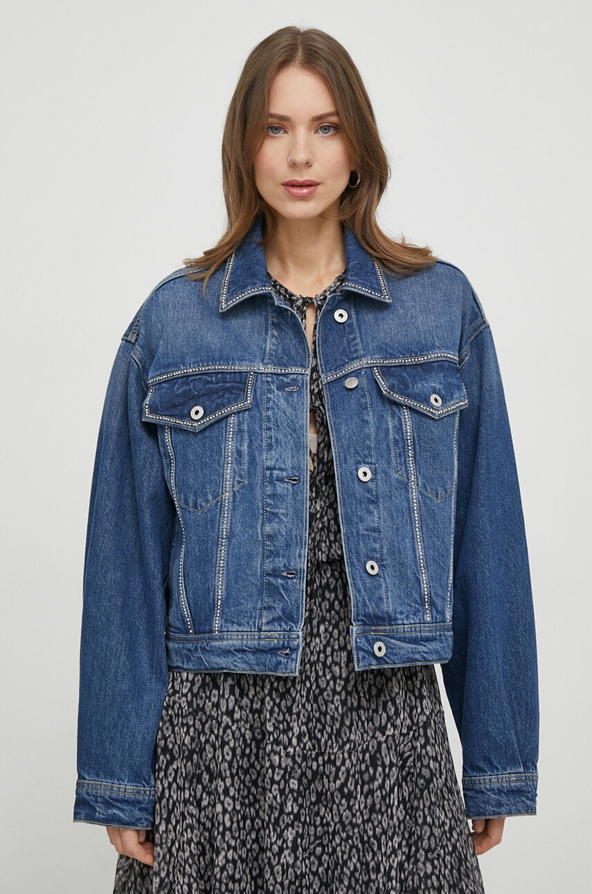 Pepe Jeans  Džínová bunda  TURNER SPARKLE