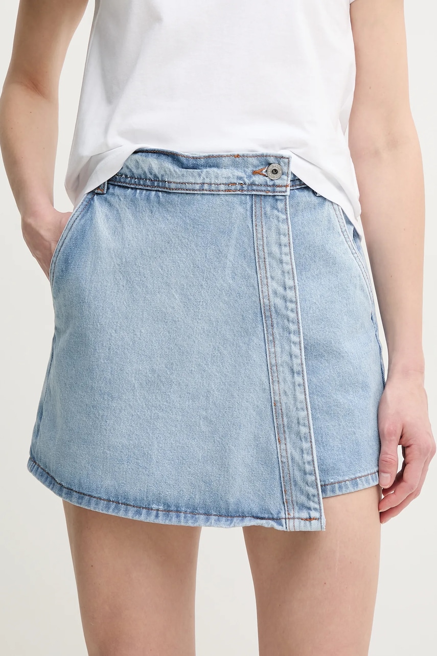 Pepe Jeans  Džínová kalhotová sukně  REGULAR SKORT HW