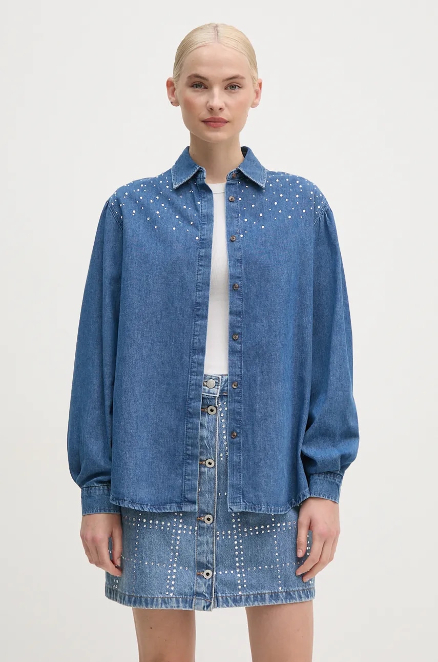 Pepe Jeans  Džínová košile  CHARLIE SPARKLE
